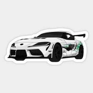 SUPRA WHITE Sticker